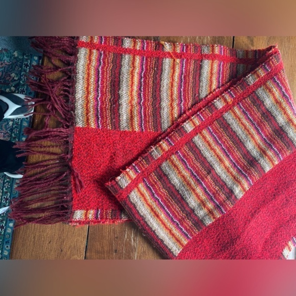 Red Winter Scarf